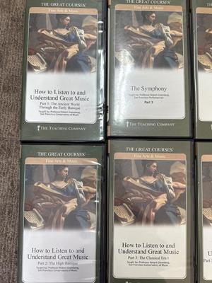 The Great Courses Music themed lot