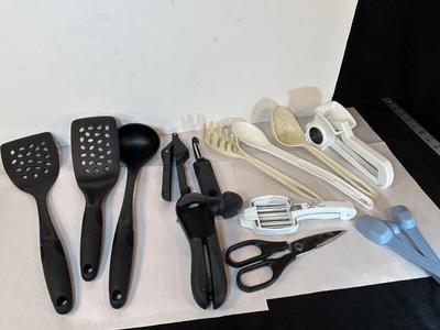 Lot 51. Assorted Utensils w/ cheese Grater