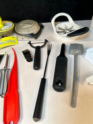 Lot 56. Kitchen Utensils with Juicer