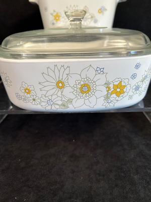 Lot 67. Corningware 3 Baking Dishes