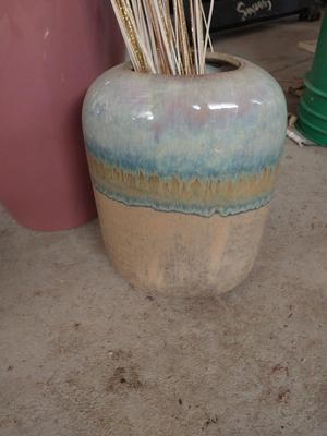 TWO LARGE CERAMIC VASES