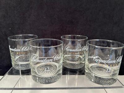 Lot 91. Canadian Club Lowball Glasses