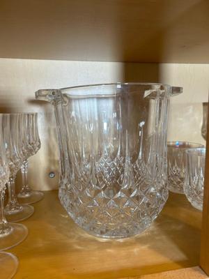 Lot 96. Large Glassware Set w/ Ice Bucket