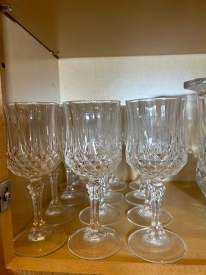 Lot 96. Large Glassware Set w/ Ice Bucket