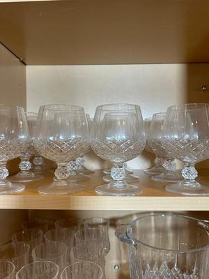 Lot 96. Large Glassware Set w/ Ice Bucket
