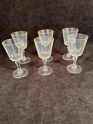Lot 101. Cordial Glasses
