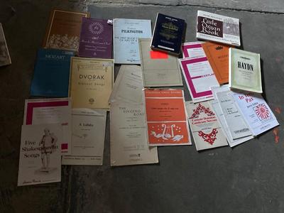 Music books lot # 4 sheet music/ church
