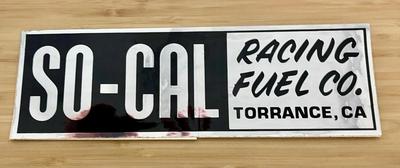 Vintage So-Cal Racing Fuel Automotive Sticker