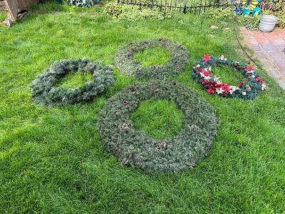 HUGE HOLIDAY WREATHS