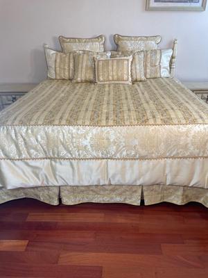 Lot 207. King Bedding-Like New & Great Quality