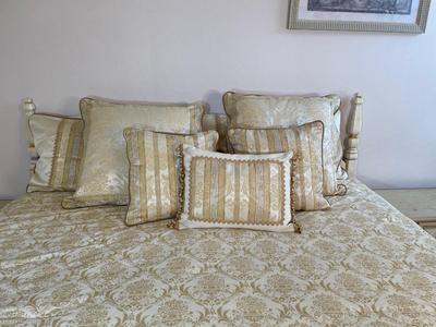 Lot 207. King Bedding-Like New & Great Quality