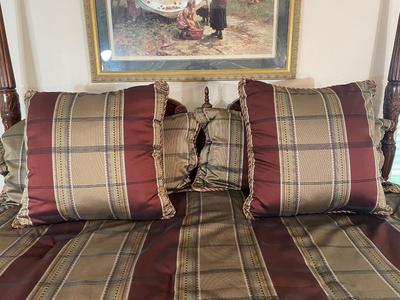 Lot 208. King Bedding Set