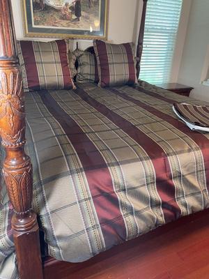 Lot 208. King Bedding Set