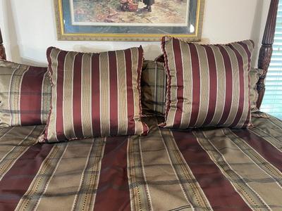 Lot 208. King Bedding Set