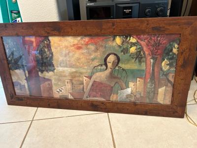 Lot 214. Framed Print