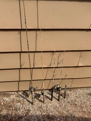 FISHING POLES AND REELS