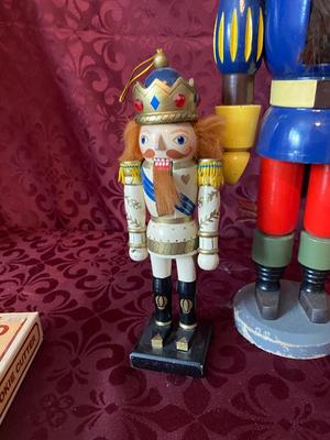 THE OUT OF TOWNER NUTCRACKER AND HIS TWO LITTLE SIDE KICKS, WITH A GINGERBREAD MAN COOKIE CUTTER