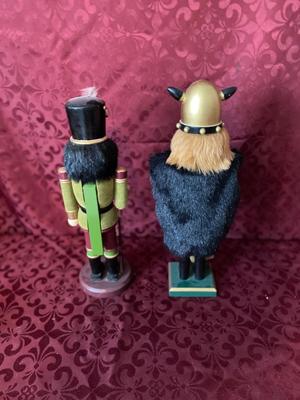 THE VIKING AND HIS ADVISOR NUTCRACKERS
