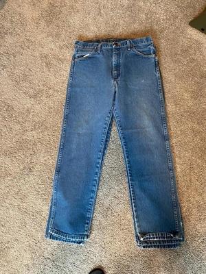 3 PAIR OF BROKEN IN WANGLER JEANS 34X32