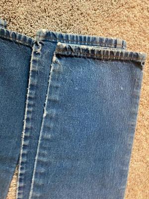 3 PAIR OF BROKEN IN WANGLER JEANS 34X32