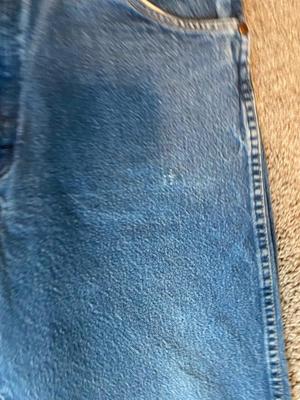 3 PAIR OF BROKEN IN WANGLER JEANS 34X32
