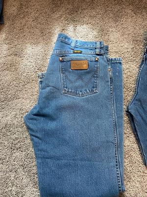 WRANGLERS AND FADED GLORY JEANS 34x32
