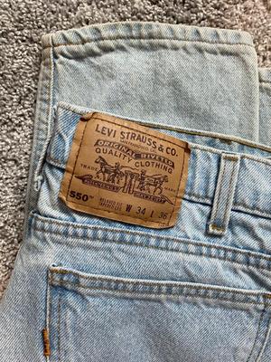 BRAND NEW PACSUN CARGO PANTS AND 2 PAIR OF LEVIS 550 JEANS