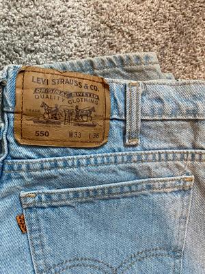 BRAND NEW PACSUN CARGO PANTS AND 2 PAIR OF LEVIS 550 JEANS