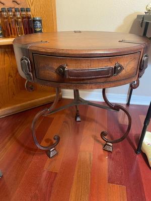 Lot 246. Round End Table