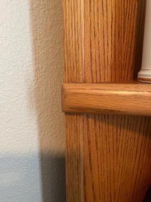 Lot 251. Oak Corner Shelf