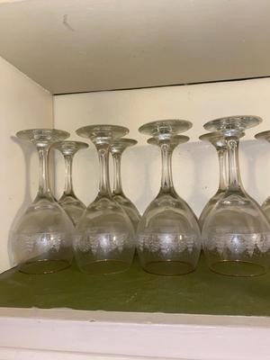 ARBY’S WINE GLASSED OR WATER GOBLETS