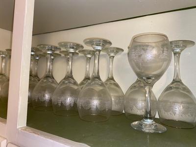 ARBY’S WINE GLASSED OR WATER GOBLETS
