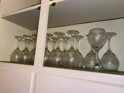 ARBY’S WINE GLASSED OR WATER GOBLETS