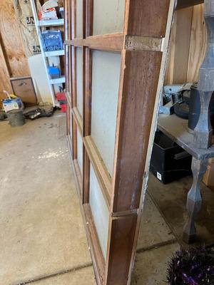 LARGE FROSTED GLASS PANE WINDOW/ROOM DIVIDER/??