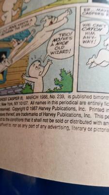 LOT 35 - VINTAGE CASPER COMIC BOOK