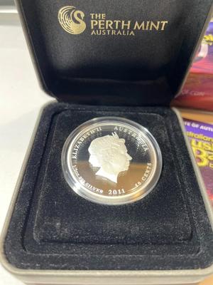 Australian Bush Babies BILBYE 2011 Proof Colorized 1/2 Ounce .999 Fine Silver Coin Limited to 10,000 as Pictured.