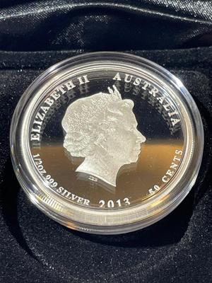 Australian Bush Babies POSSUM 2013 Proof Colorized 1/2 Ounce .999 Fine Silver Coin Limited to 10,000 as Pictured.