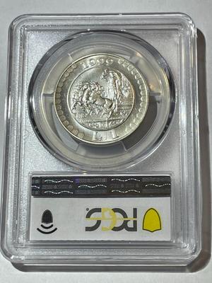 PCGS CERTIFIED ITALY 1999-R MS64 KM-205 LIRA OF 1915 SILVER COIN AS PICTURED.