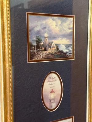 THOMAS KINKADE FRAMED ART AND WALL DECOR