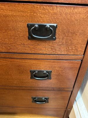 WALTER OF WABASH 3 DRAWER NIGHT STAND W/ALARM CLOCK