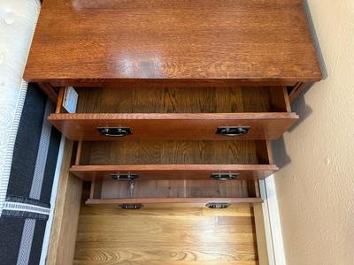 WALTER OF WABASH 3 DRAWER NIGHT STAND W/ALARM CLOCK