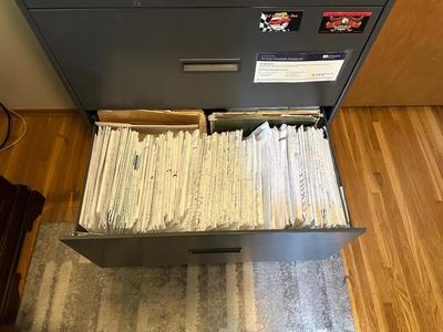 4 DRAWER LATERAL FILING CABINET