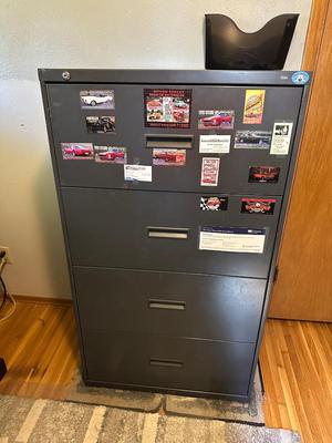 4 DRAWER LATERAL FILING CABINET