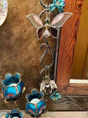 METAL ROSE BUD CANDLE SCONCE, VINTAGE DREAMSICLES AND MORE