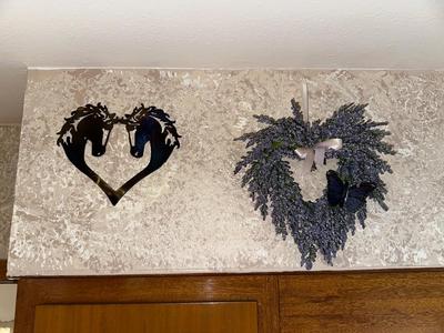 HEART SHAPED WALL ART
