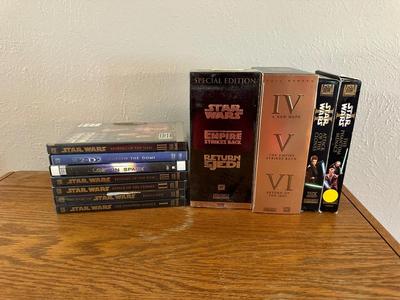 STAR WARS ON VHS AND DVD