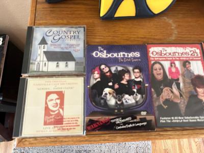DISC CARRY CASES, "THE OSBOURNES" ON DVD'S AND MORE