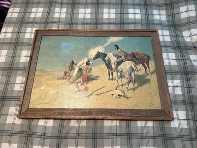 FREDERIC REMINGTON FRAMED PICTURE