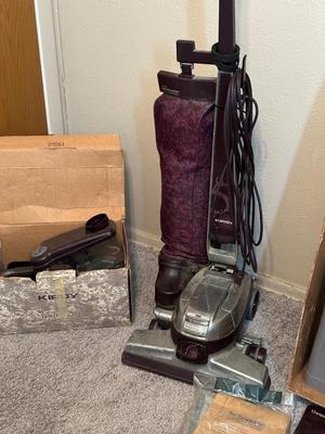 KIRBY G VACUUM WITH ATTACHMENTS AND SHAMPOOER
