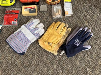 CORDLESS DRILLS, GLOVES AND MORE